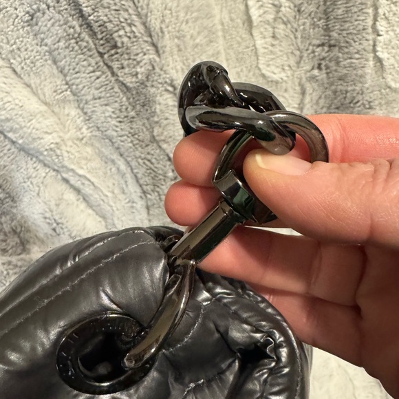 Think Royln - Puffer Gunmetal Shoulder Bag - EUC - Picture 11 of 11